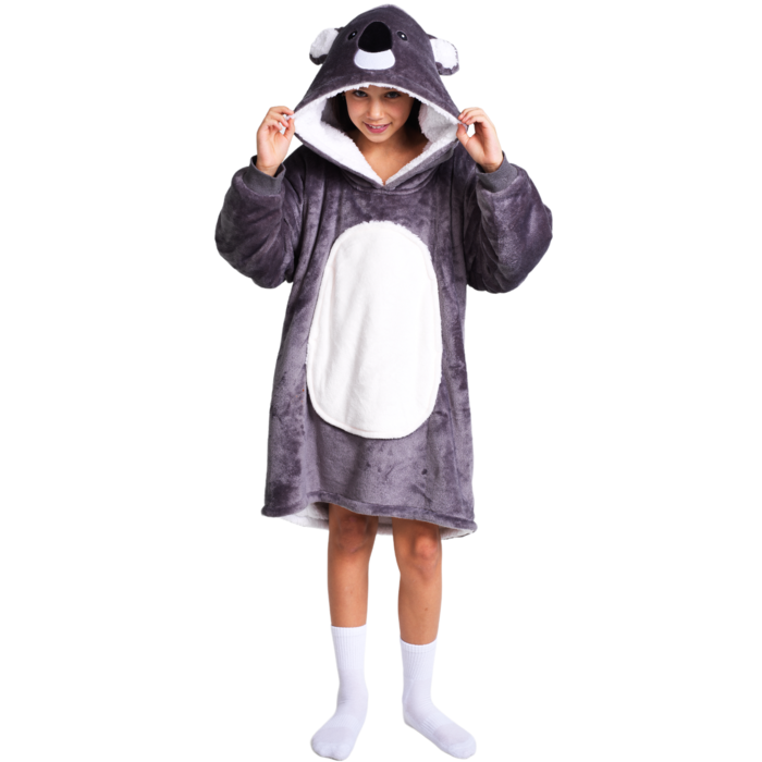 Noxxiez Noxxiez knuffel Hoodie Koala tot 160 cm