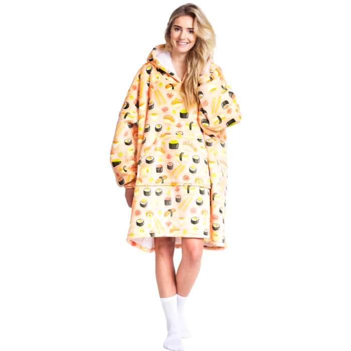 Noxxiez Noxxiez knuffel Hoodie XL Sushi volwassenen
