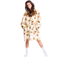 Noxxiez Noxxiez knuffel Hoodie XL Avocado volwassenen