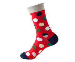 Noxxiez Cozy Noxxiez Soxxiez Dots Red