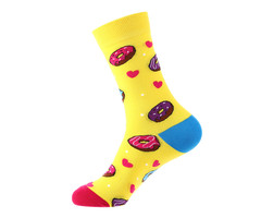 Noxxiez Cozy Noxxiez Soxxiez Donut Yellow