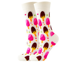 Noxxiez Cozy Noxxiez Soxxiez Ice Cream White