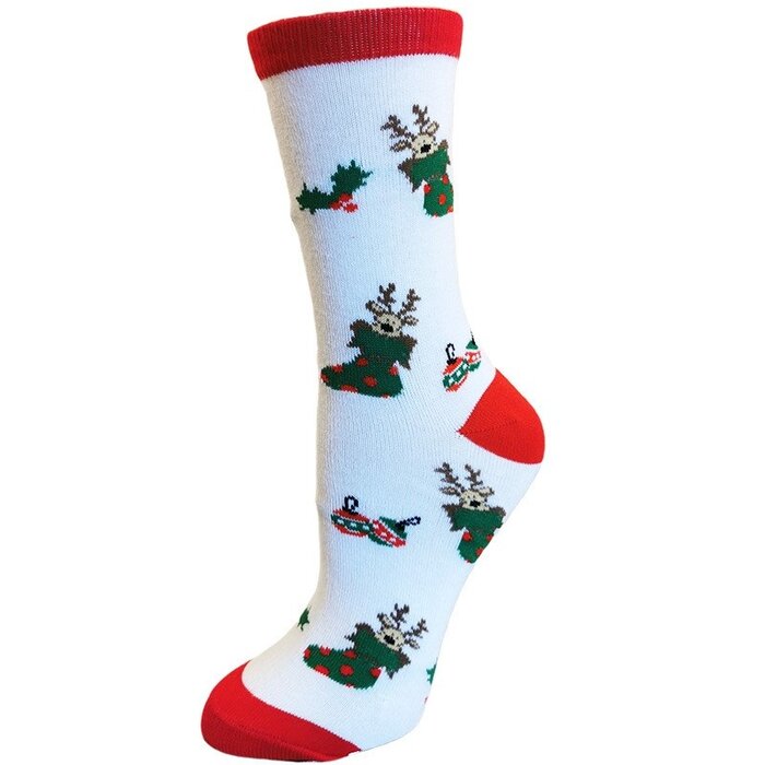 Noxxiez Cozy Noxxiez Soxxiez Rendier Wit