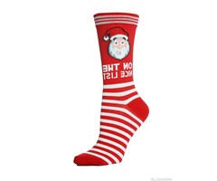 Noxxiez Cozy Noxxiez Soxxiez Santa Red
