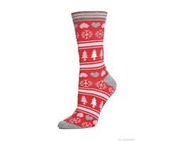 Noxxiez Cozy Noxxiez Soxxiez Xmass Red