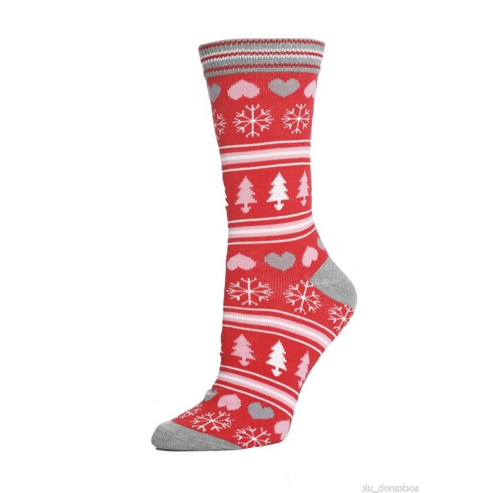 Noxxiez Cozy Noxxiez Soxxiez Xmass Red