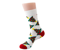 Noxxiez Cozy Noxxiez Soxxiez Christmas tree White