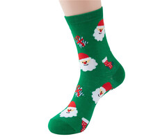 Noxxiez Cozy Noxxiez Soxxiez Kerstman Groen