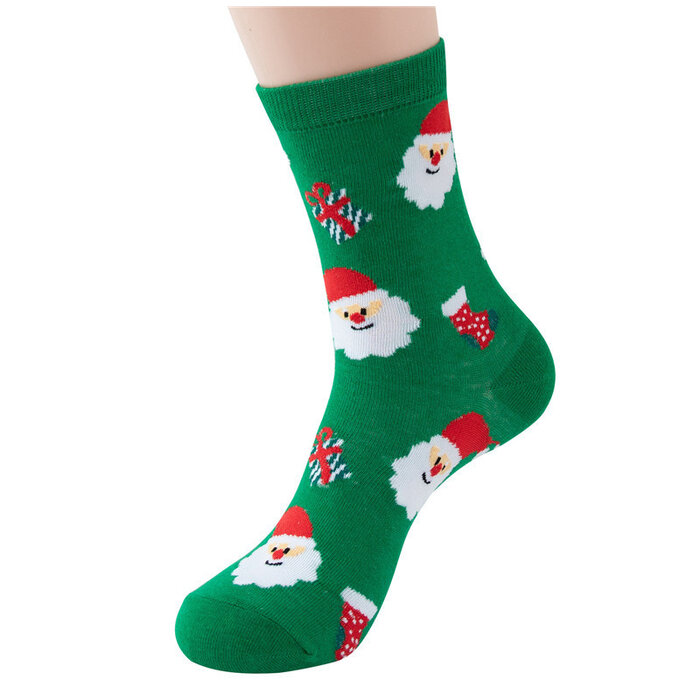 Noxxiez Cozy Noxxiez Soxxiez Kerstman Groen