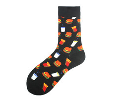 Noxxiez Cozy Noxxiez Soxxiez Hamburger Black