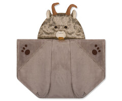 Noxxiez Noxxiez knuffeldeken met capuchon Geit