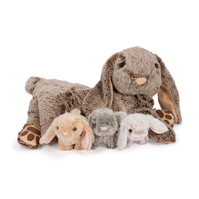 Noxxiez Noxxiez Plush Family Mama Bunny With 3 Babies