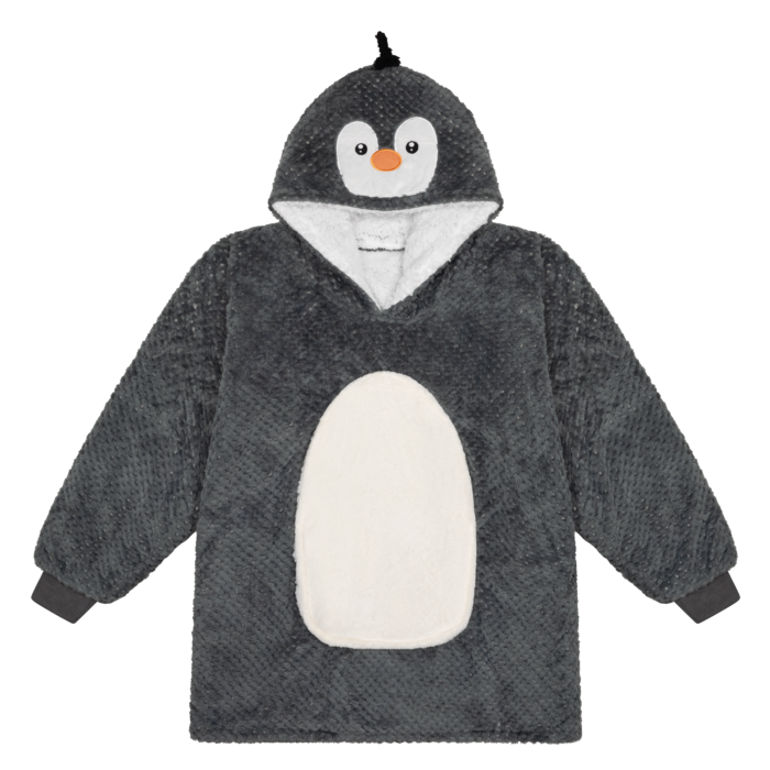 Noxxiez Noxxiez knuffel Hoodie XL Pinguin volwassenen