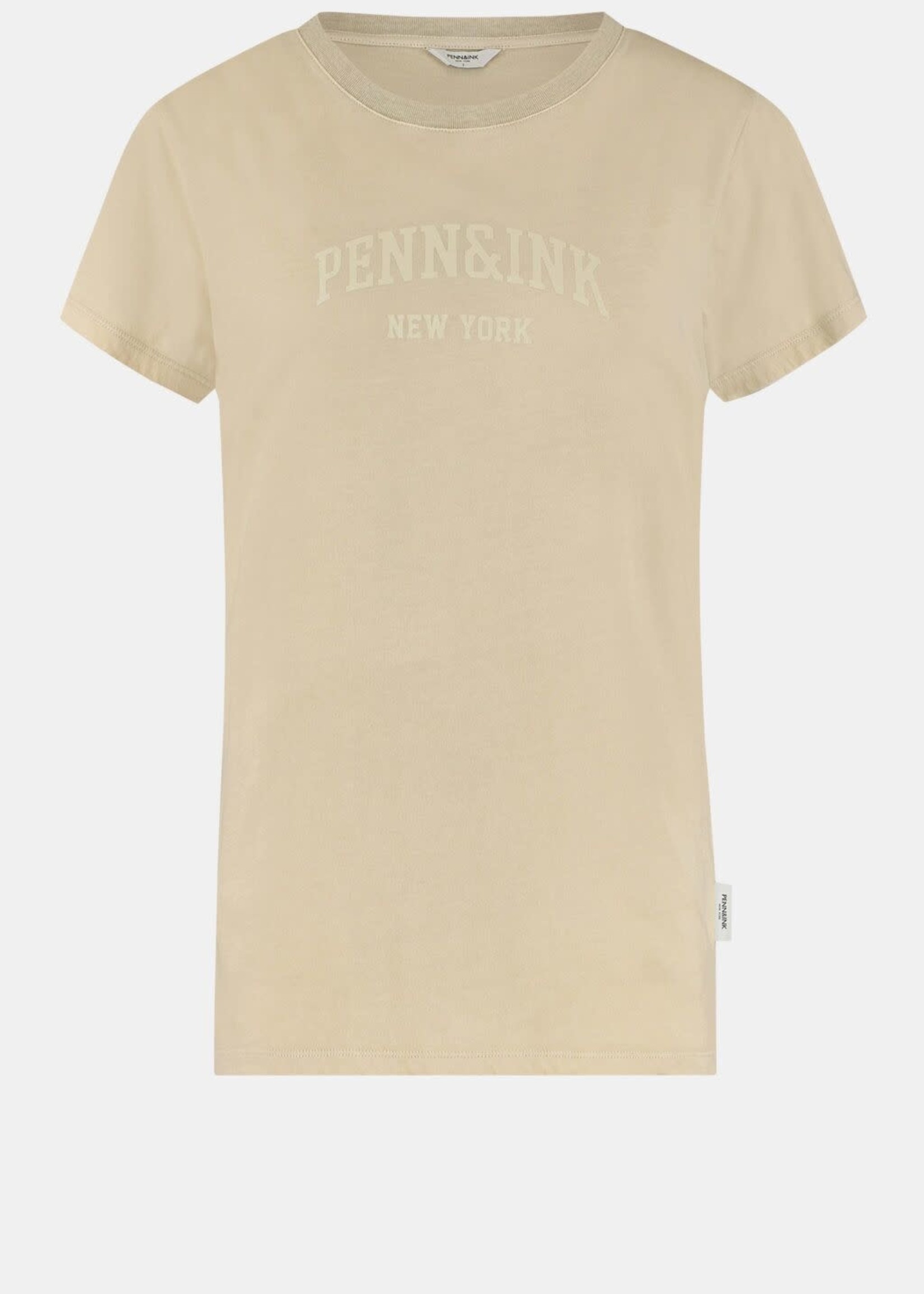 Penn&Ink Penn&Ink - T-Shirt print - Cement/Ecru