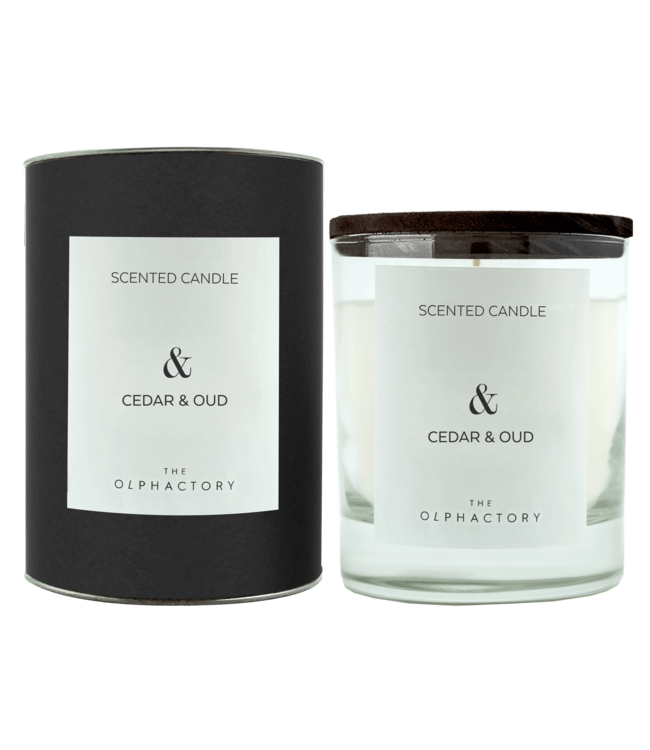 The Olpactory - Scented Candle - Cedar & Oud