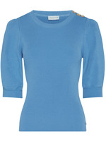 Fabienne Chapot Fabienne Chapot - Lilian Short Sleeve Pullover - Ocean Blue