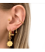 ByNouck Jewelry - Earstud Three - Gold