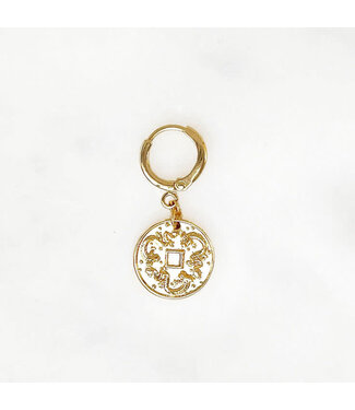 ByNouck Jewelry ByNouck Jewelry - Earring fortune Coin - Gold