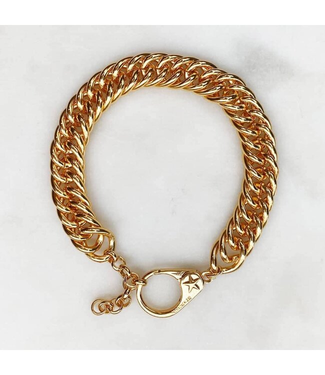 ByNouck Jewelry - Big Chain Bracelet Clasp - Gold