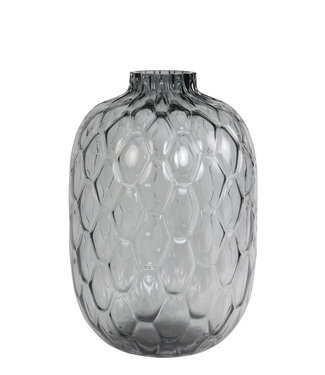 Light & Living Light&Living - Vaas Carino Glass - Grey