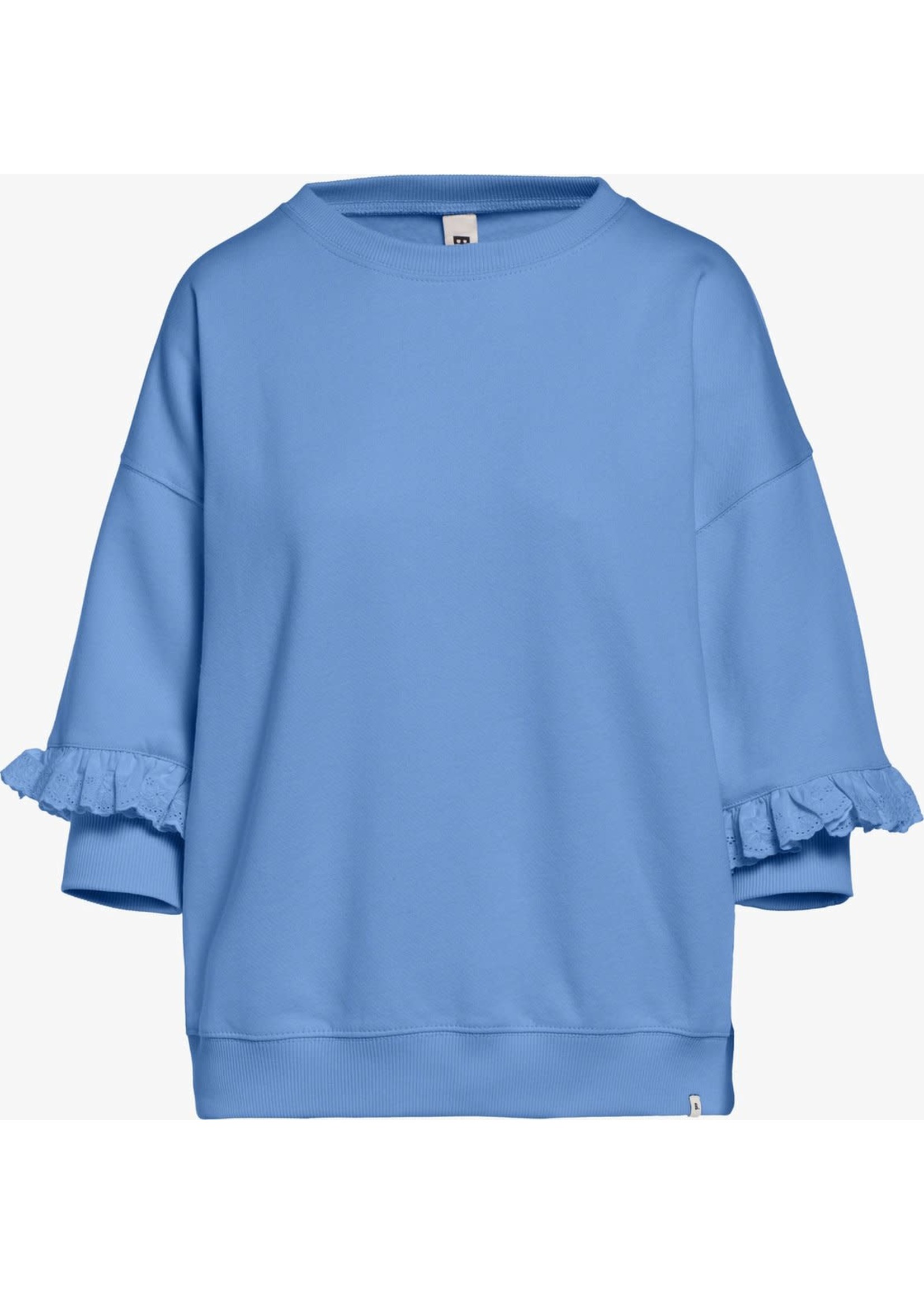 Beaumont Beaumont - Pullover Sweat Double Sleeve With Lace - Corn blue