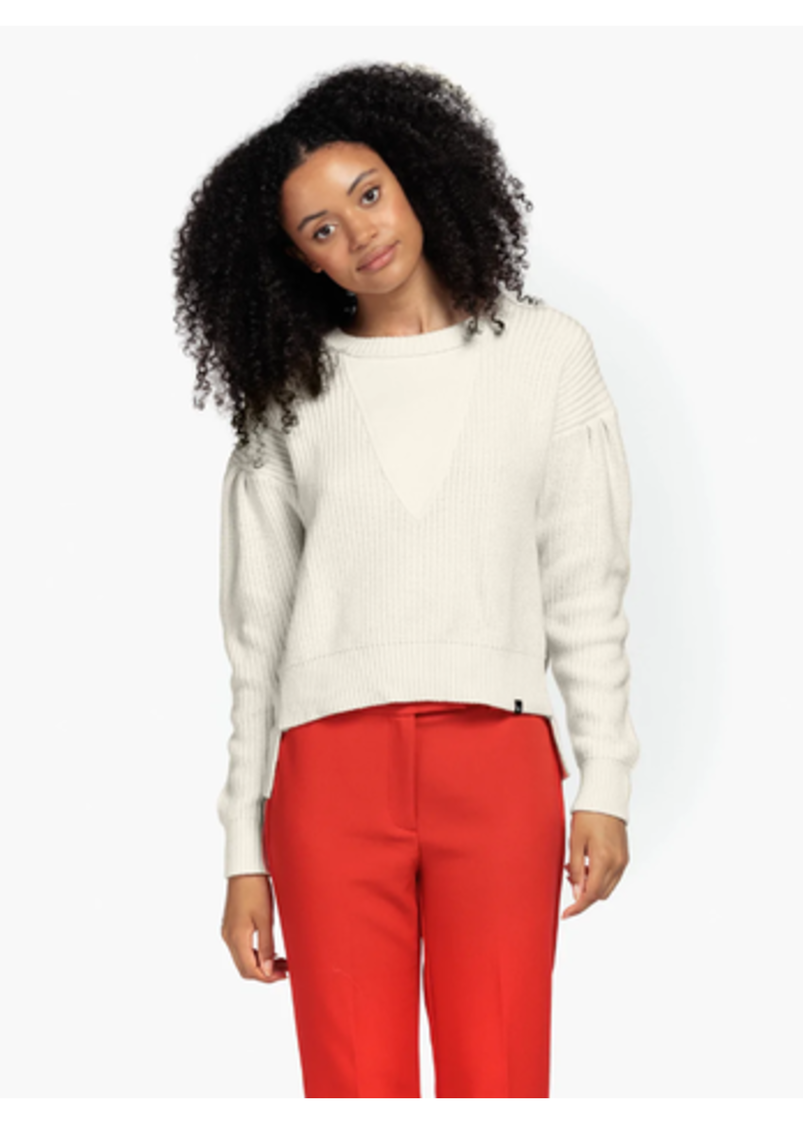 Beaumont Beaumont - Pullover cotton blend with sweat details