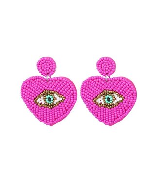 Blossom Essentials - Earrings - Pink Eye - 0290227