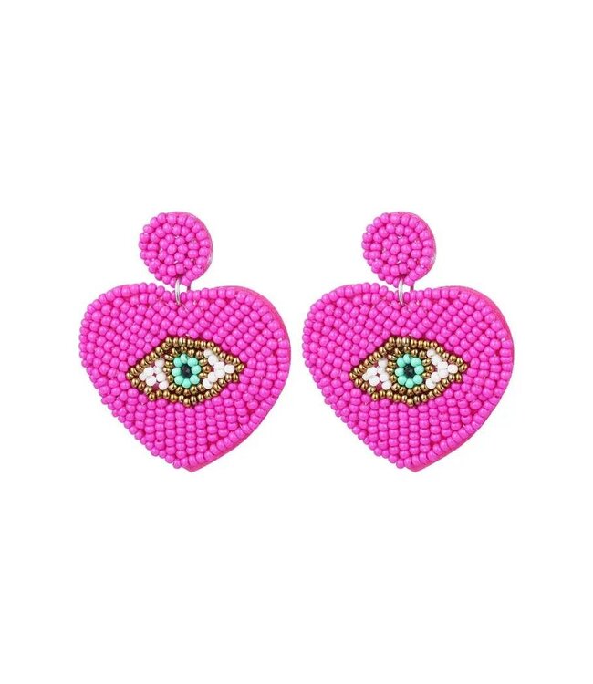 Blossom Essentials - Earrings - Pink Eye - 0290227