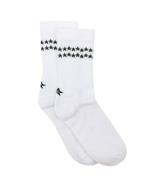 Betty Bogaers Betty Bogaers - Socks - White with Antracite Stars