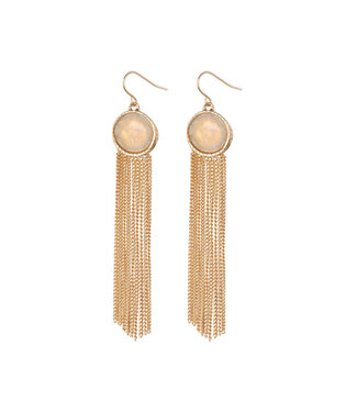 Hinth - Garlands Stones Earrings - Champagne