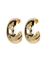 Hinth - Creolen Hammerite Earrings - Gold