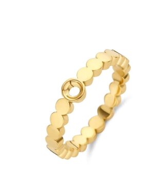 Melano Melano - Twisted Wave ring - Gold