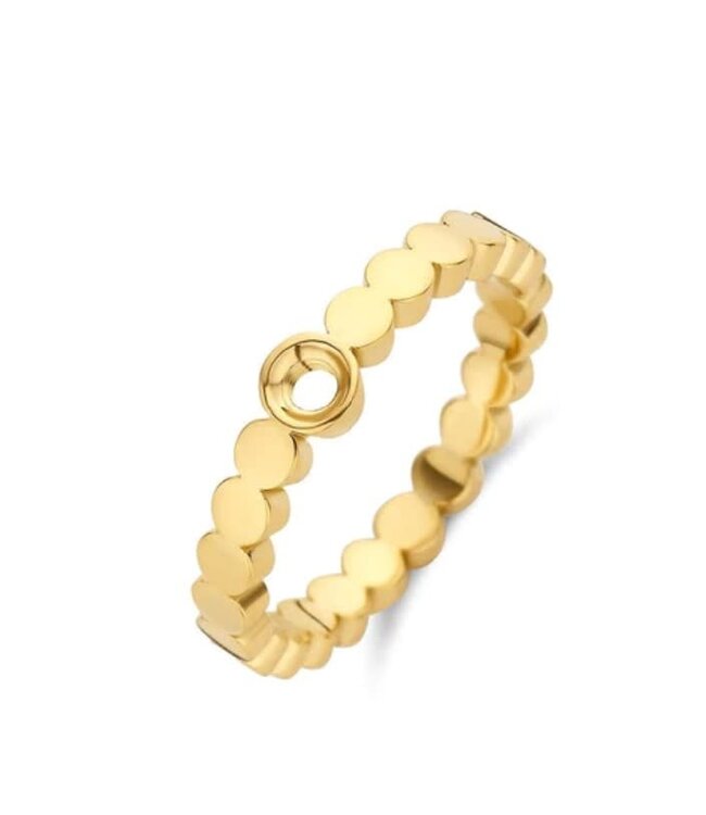 Melano - Twisted Wave ring - Gold