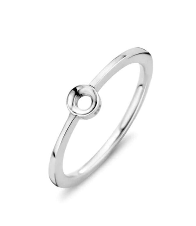 Melano - Twisted Petite Ring - Zilver