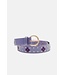 Fabienne Chapot Fabienne Chapot - Flower Studded Belt - Poppy Purple