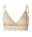 Rosemunde - Silk Bra with Lace - Cacao