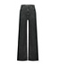 Homage - Farrah Wide Legs Jeans with Slits - Dark Grey