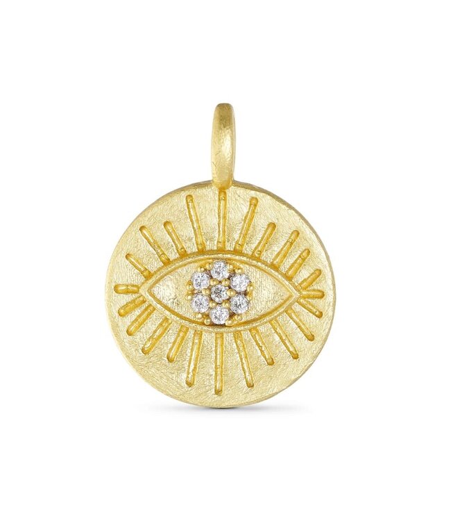 Pure By Nat - Pendant with zircons 38012