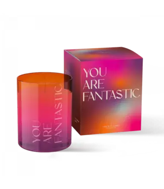 The Gift Label The Gift Label - Scent Glass Candle - You are fantastic