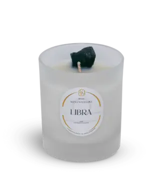 Scent with Love Scent with Love - Zodiac Candle Frosted - Libra