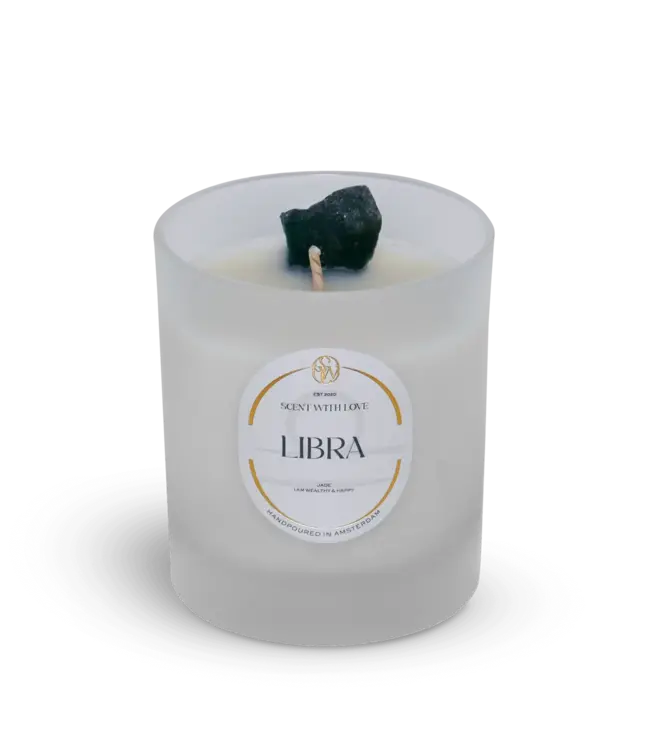 Scent with Love - Zodiac Candle Frosted - Libra