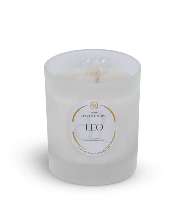 Scent with Love - Zodiac Candle Frosted - Leo