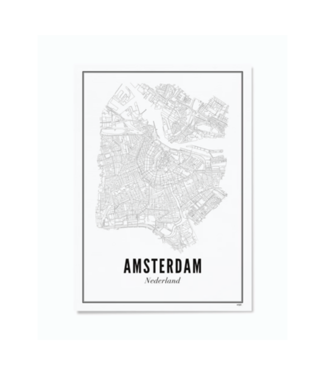 WIJCK Amsterdam - Poster Amsterdam Stad