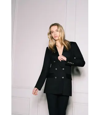 Homage - Double Breasted Blazer - Black