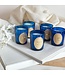 Blossom Home Essentials - Herbariumkaarsen set van 5 - Blauw