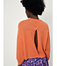 Dante 6 - Ullysa Open Back Sweater - Apricot Sorbet