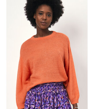 Dante 6 Dante 6 - Ullysa Open Back Sweater - Apricot Sorbet