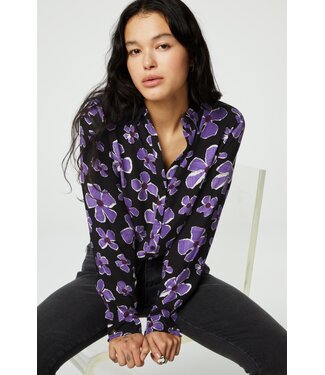 Fabienne Chapot Fabienne Chapot - Sophia Blouse - Black Purple Rave