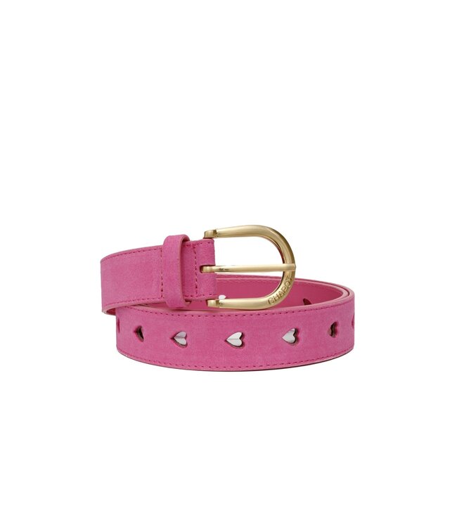 Fabienne Chapot - Cut it Out Heart Belt - Pink Candy