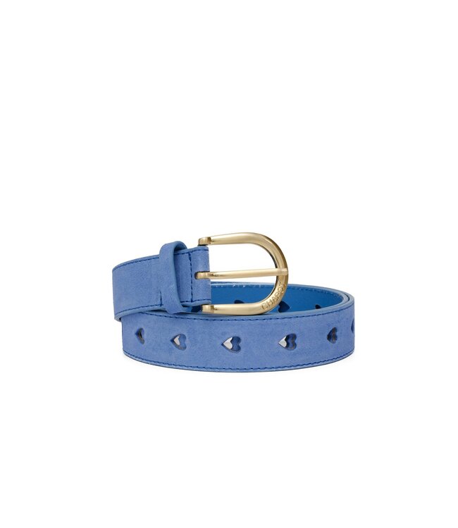 Fabienne Chapot - Cut it Out Heart Belt - Cornflower Blue